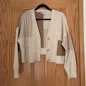 American Eagle Patchwork Sweater